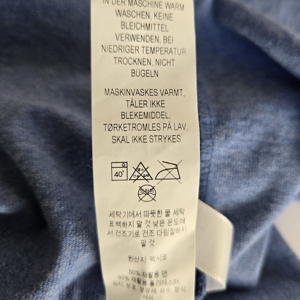 PATAGONIA(New) Blue T Shirt.Size Men's M, Women's L - Picture 6 of 9